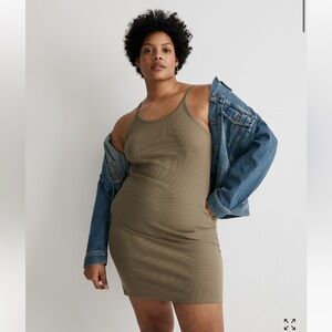 NWOT Madewell Supima rib mini dress XXL